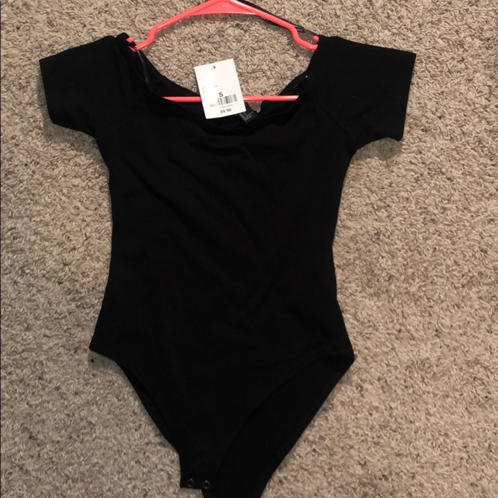 black forever 21 bodysuit